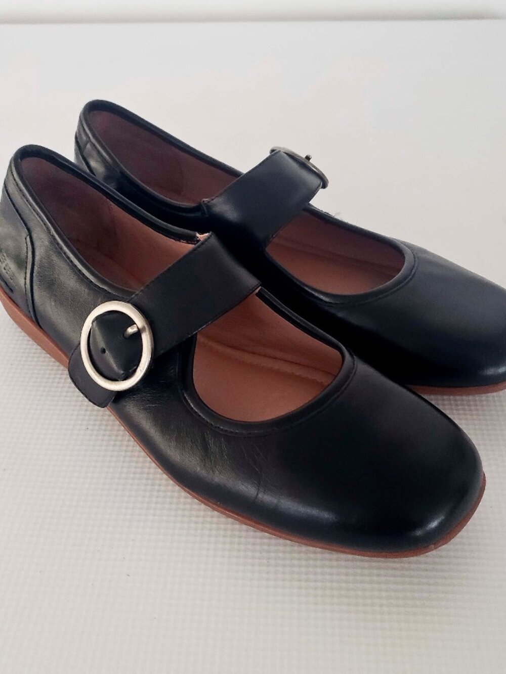 Josef Seibel Mary Jane Black Leather SIZE 7.5